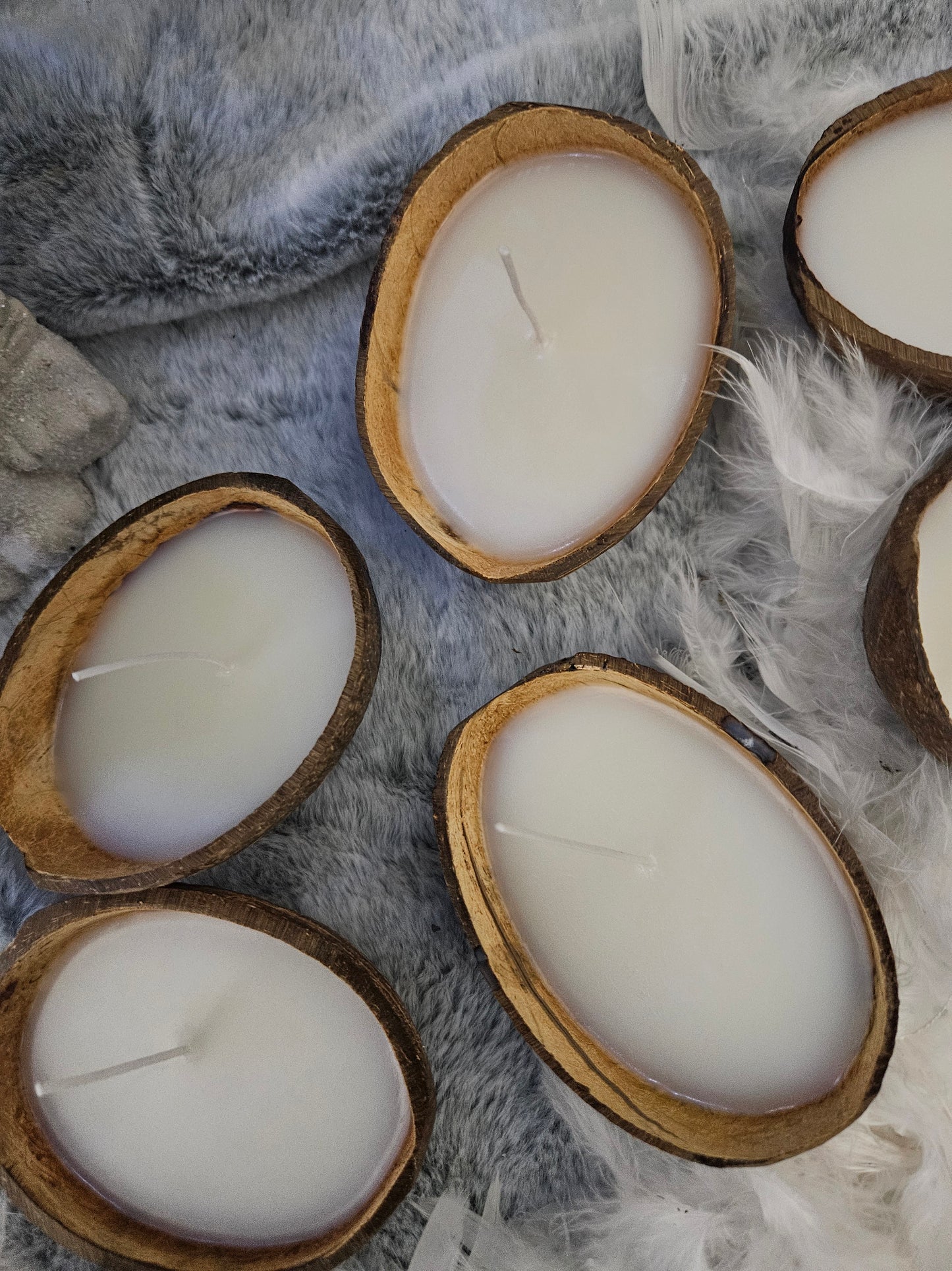 Coconut scented candle