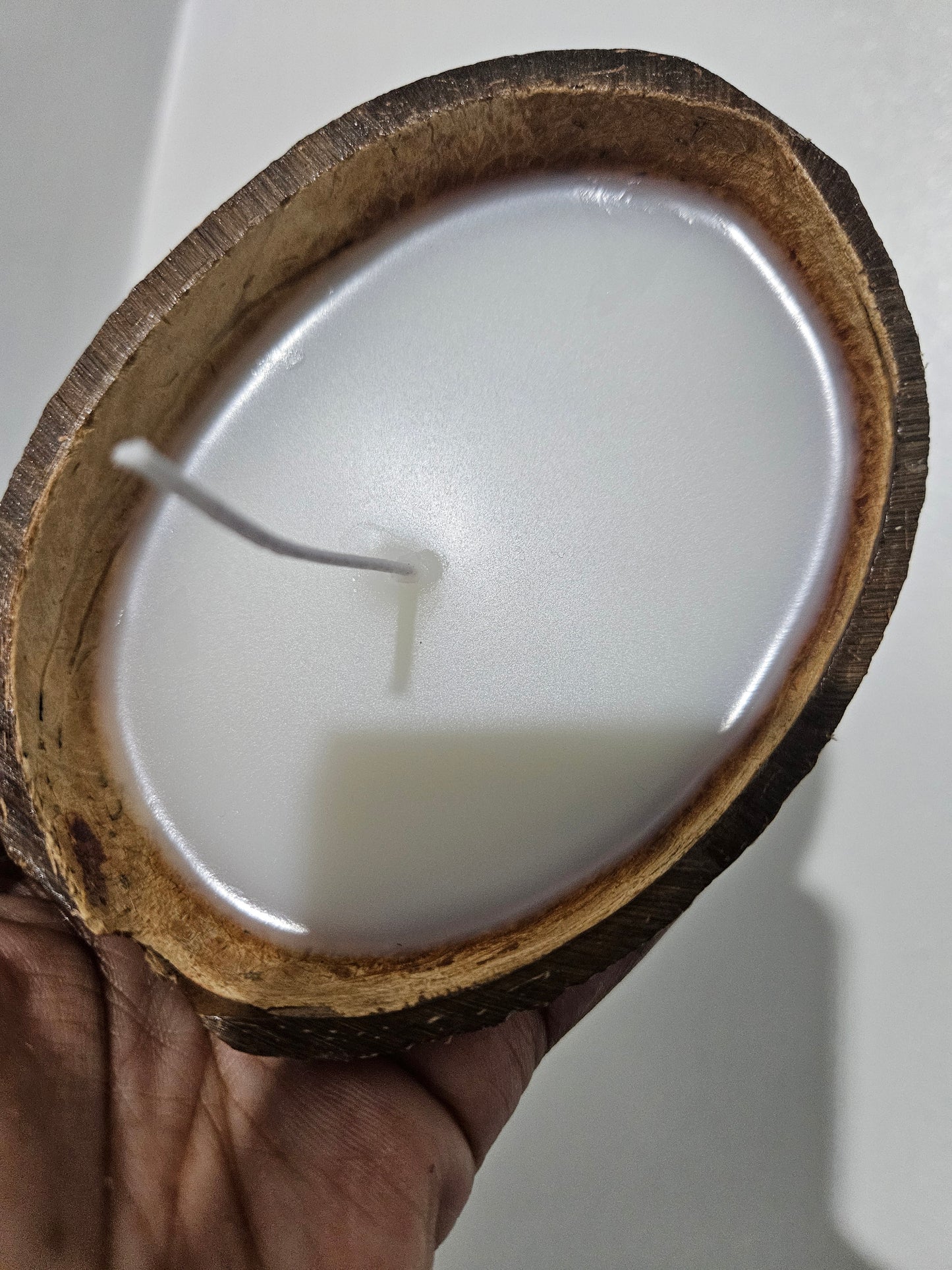 Coconut scented candle