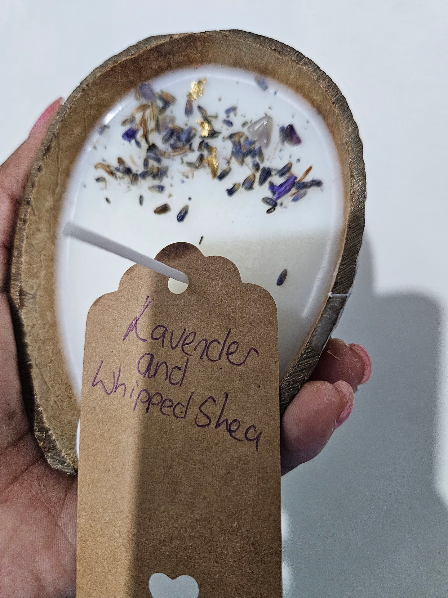 Lavender and Whipped Shea scented candle
